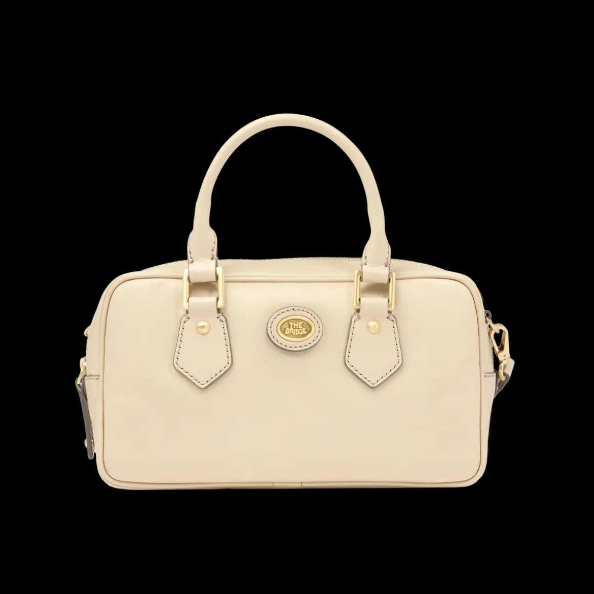 Bauletto in pelle con tracolla removibile