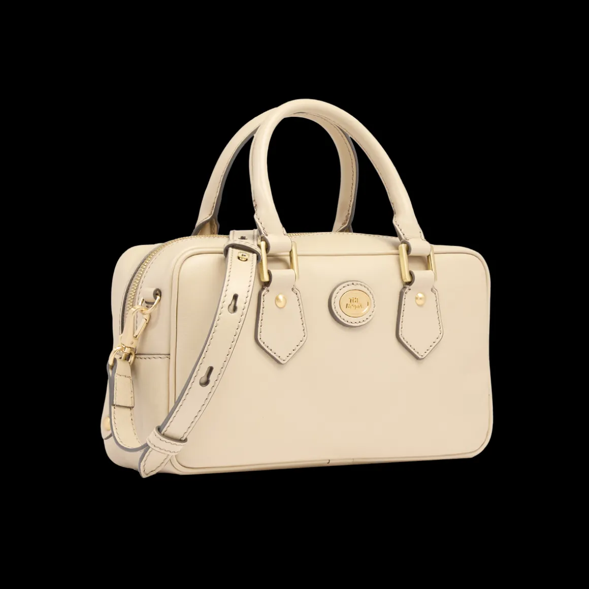 Bauletto in pelle con tracolla removibile