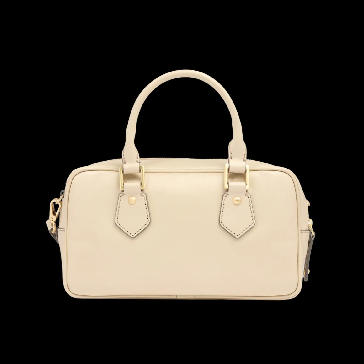 Bauletto in pelle con tracolla removibile
