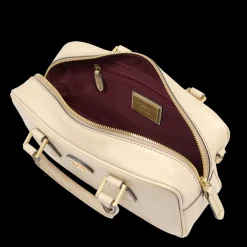 Bauletto in pelle con tracolla removibile