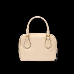 Bauletto in pelle con tracolla removibile