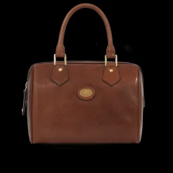 Bauletto in pelle con tracolla removibile