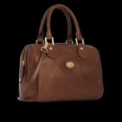 Bauletto in pelle con tracolla removibile