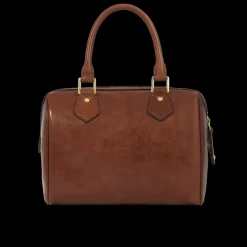 Bauletto in pelle con tracolla removibile