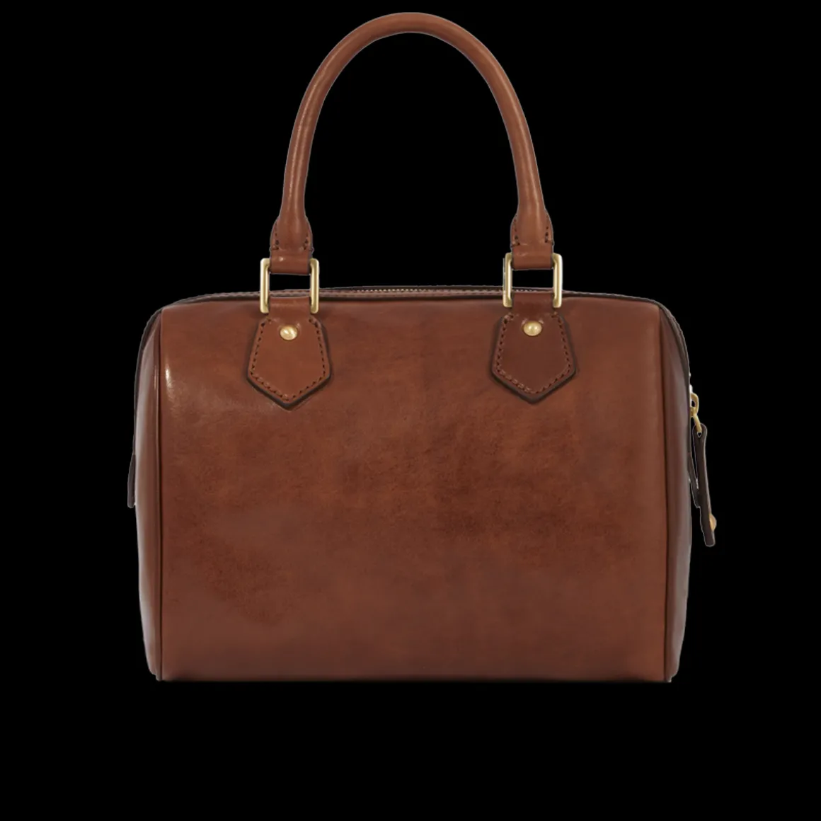 Bauletto in pelle con tracolla removibile