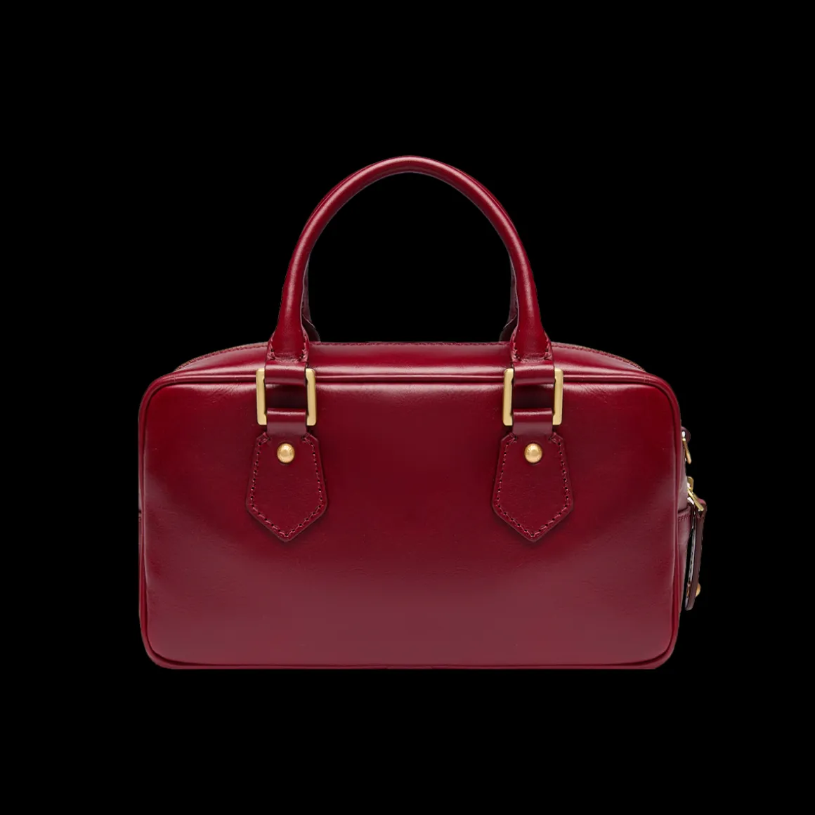 Bauletto in pelle con tracolla removibile