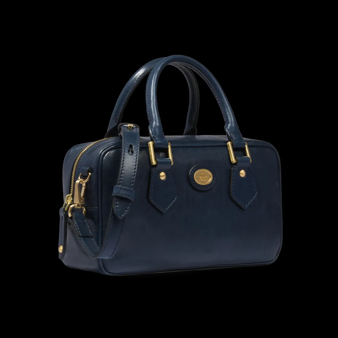 Bauletto in pelle con tracolla removibile