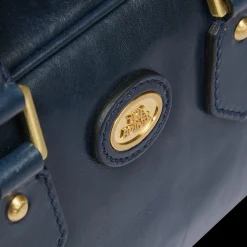 Bauletto in pelle con tracolla removibile