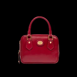 Bauletto in pelle con tracolla removibile