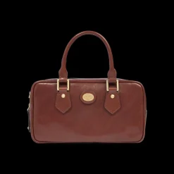Bauletto in pelle con tracolla removibile