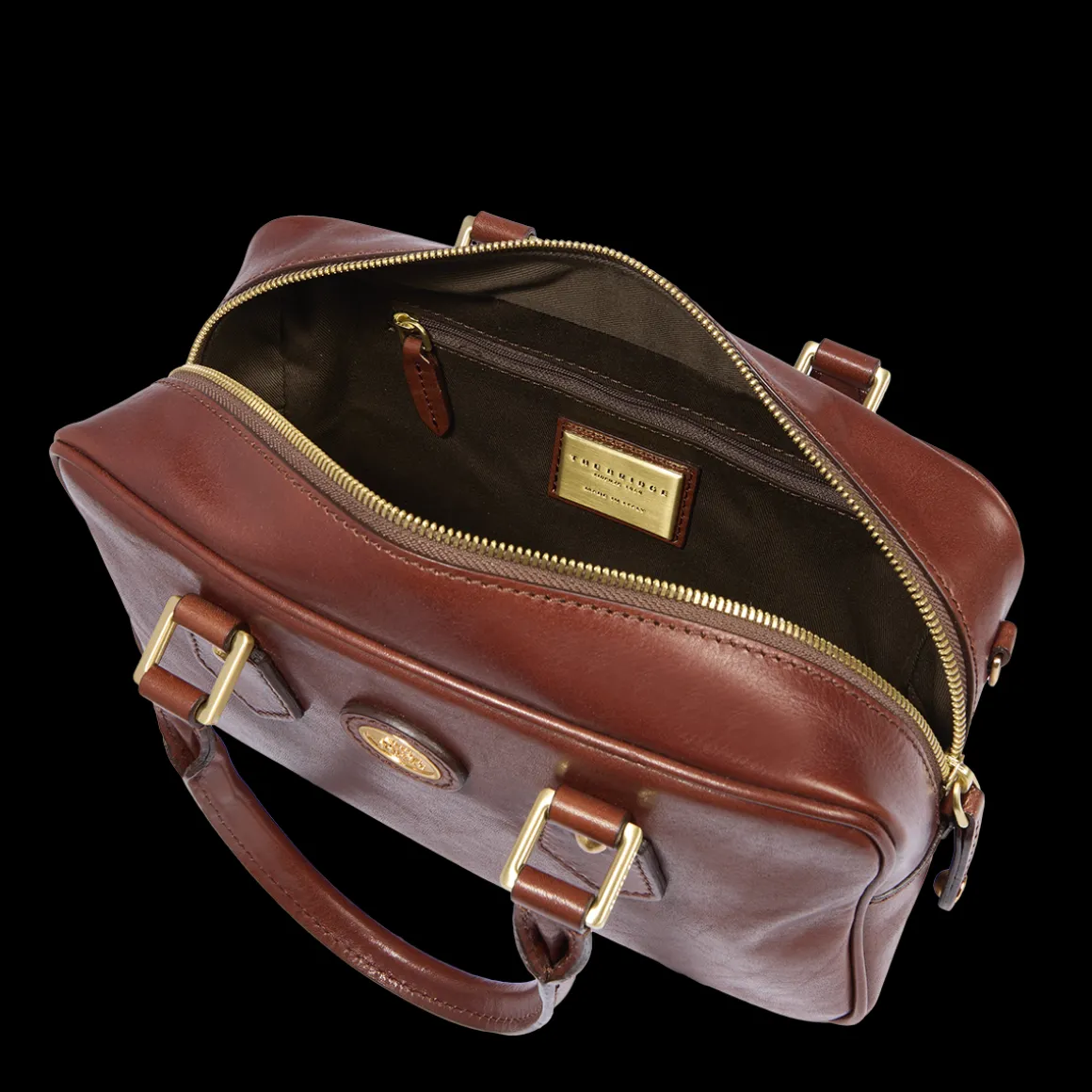 Bauletto in pelle con tracolla removibile