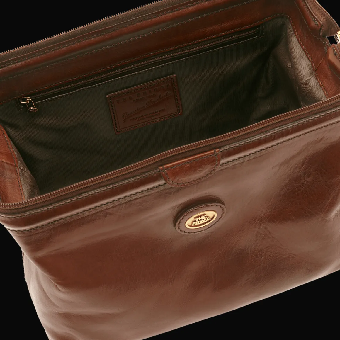 Beauty case pelle