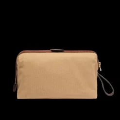 Beauty case pelle e tessuto