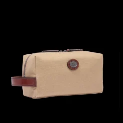 Beauty case pelle e tessuto