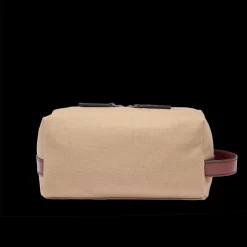 Beauty case pelle e tessuto