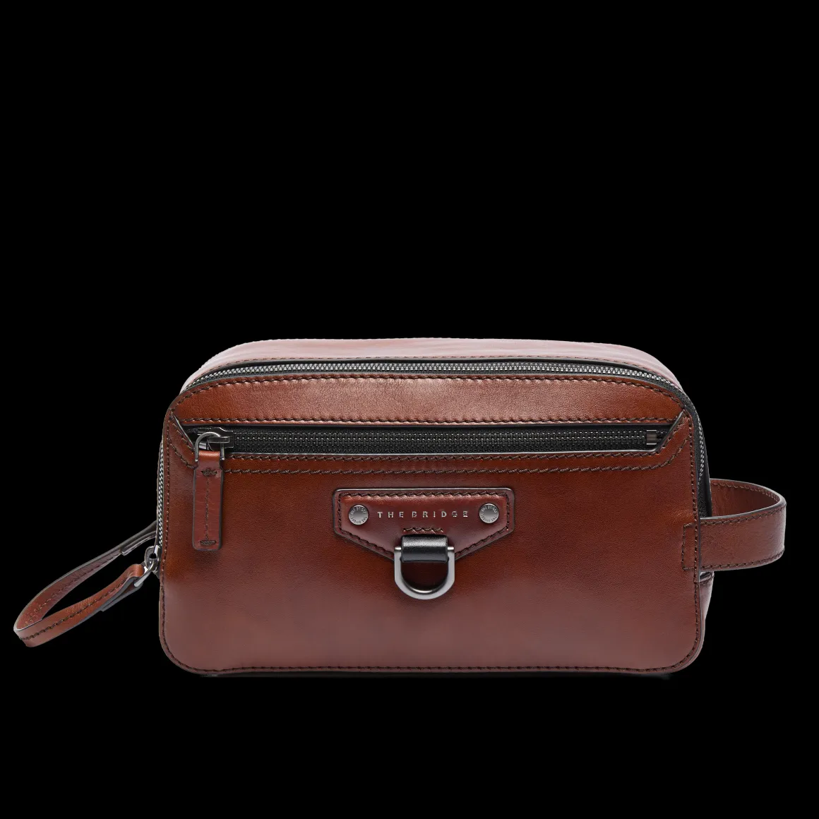 Beauty case uomo in pelle
