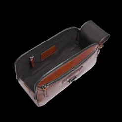 Beauty case uomo in pelle