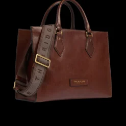Borsa a mano in pelle con tracolla removibile