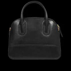 Borsa a mano in pelle con tracolla removibile