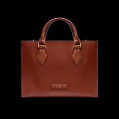 Borsa a mano in pelle con tracolla removibile