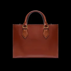 Borsa a mano in pelle con tracolla removibile