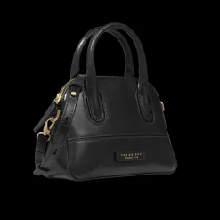 Borsa a mano in pelle con tracolla removibile