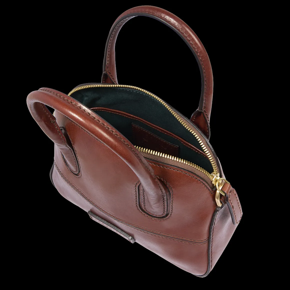 Borsa a mano in pelle con tracolla removibile