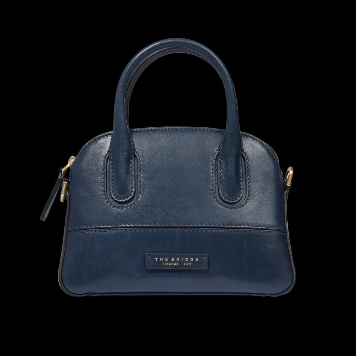 Borsa a mano in pelle con tracolla removibile