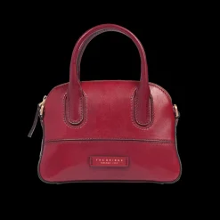 Borsa a mano in pelle con tracolla removibile