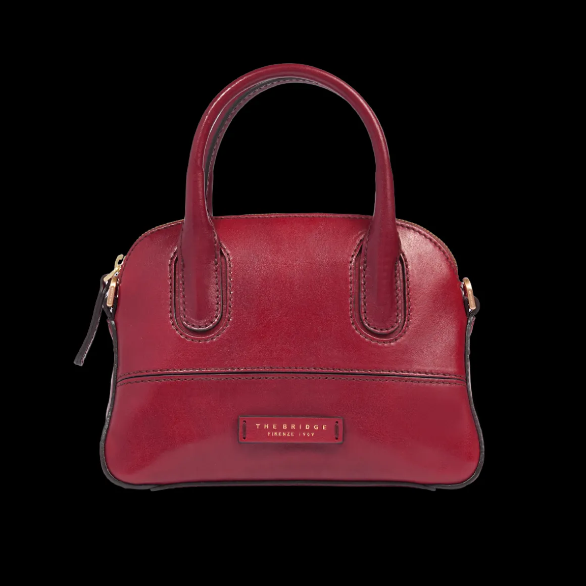 Borsa a mano in pelle con tracolla removibile