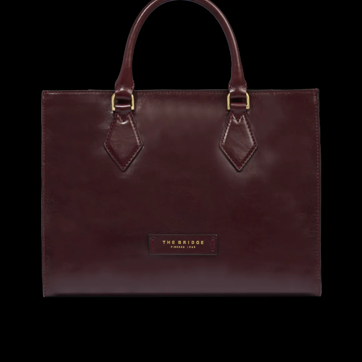 Borsa a mano in pelle con tracolla removibile