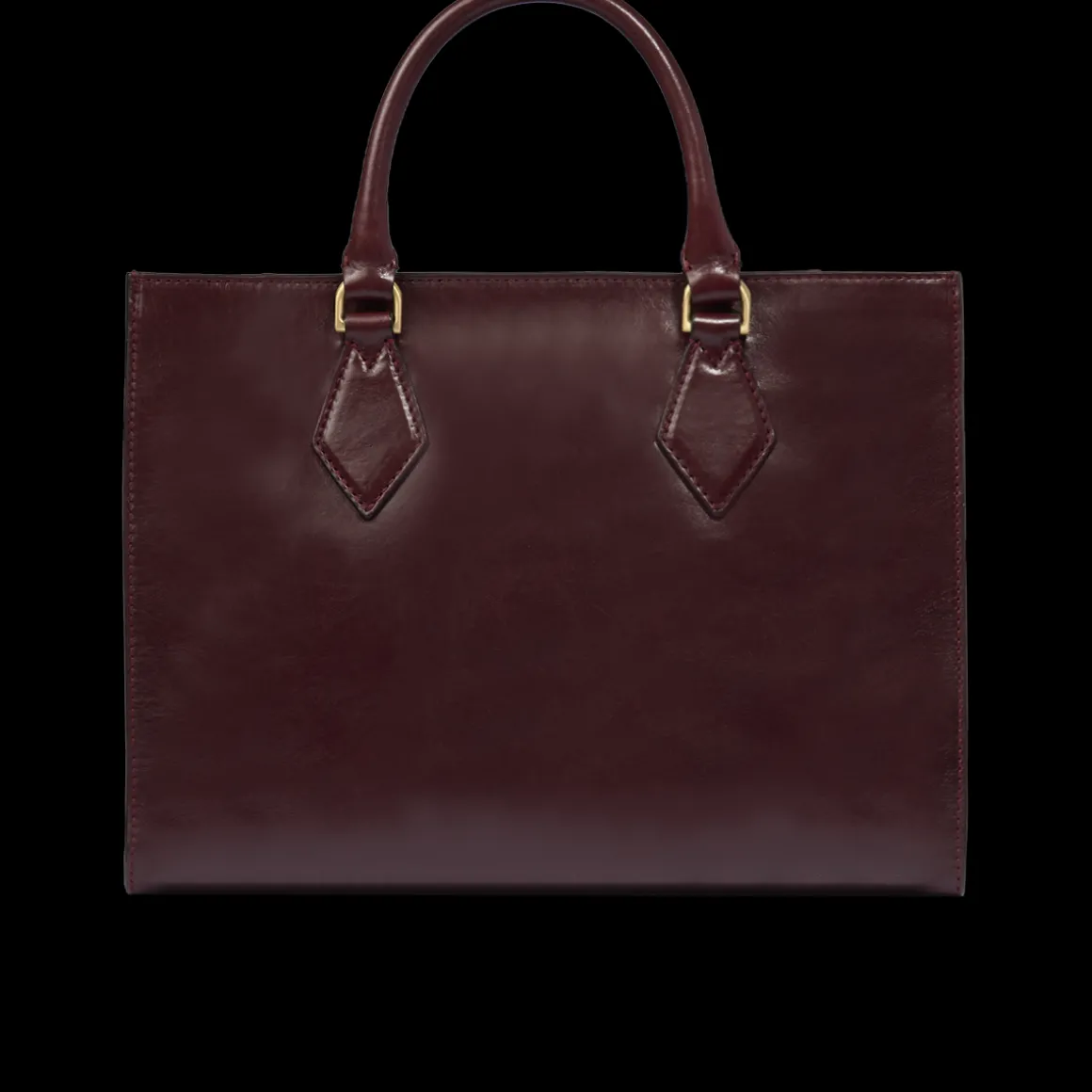 Borsa a mano in pelle con tracolla removibile