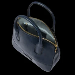 Borsa a mano in pelle con tracolla removibile