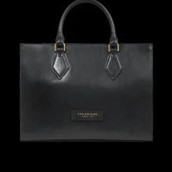 Borsa a mano in pelle con tracolla removibile
