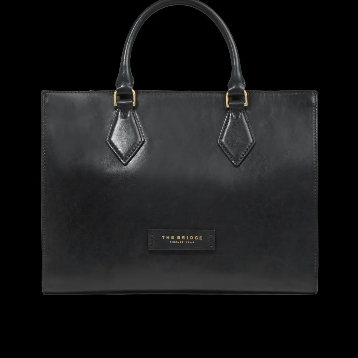 Borsa a mano in pelle con tracolla removibile