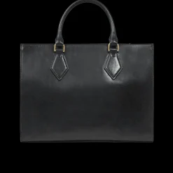 Borsa a mano in pelle con tracolla removibile