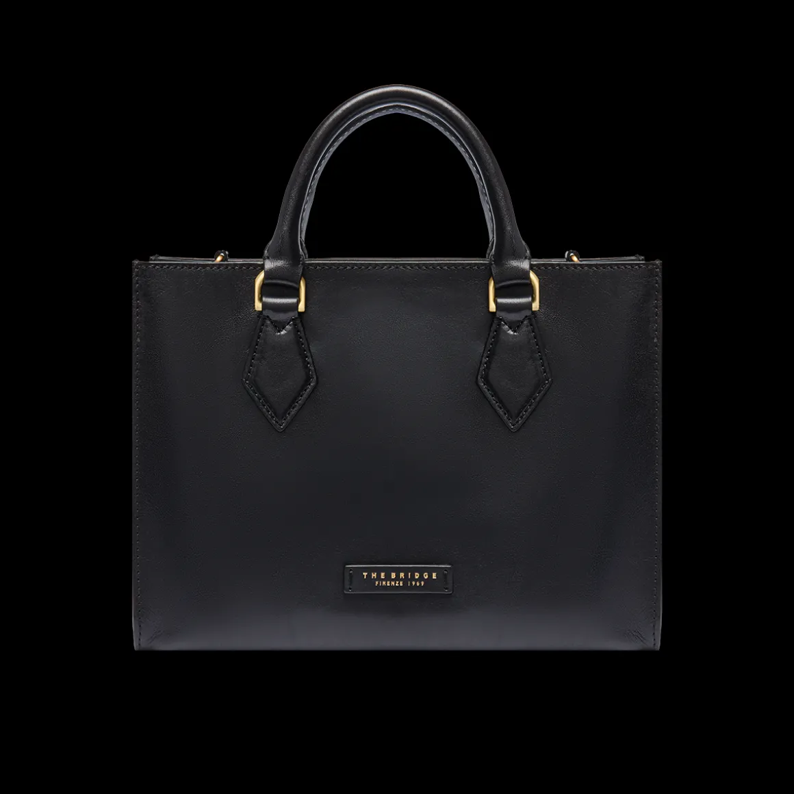 Borsa a mano in pelle con tracolla removibile