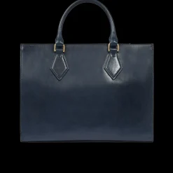 Borsa a mano in pelle con tracolla removibile
