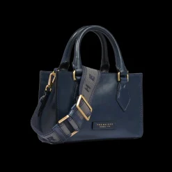 Borsa a mano in pelle con tracolla removibile