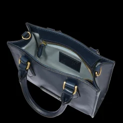 Borsa a mano in pelle con tracolla removibile