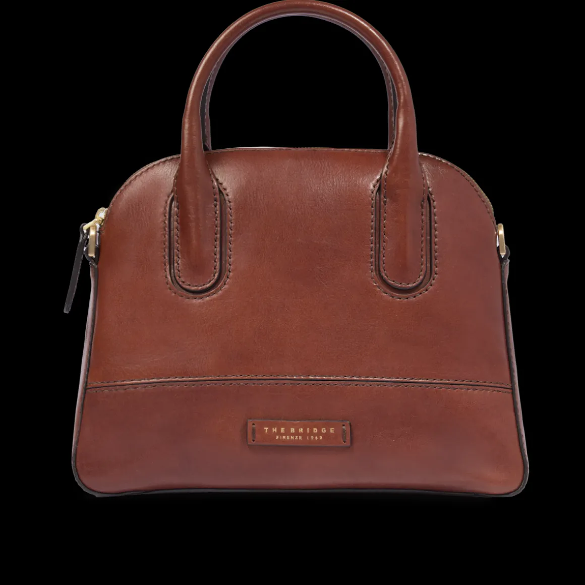 Borsa a mano in pelle con tracolla removibile
