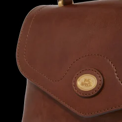 Borsa a mano pelle con tracolla removibile