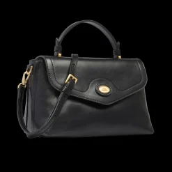 Borsa a mano pelle con tracolla removibile