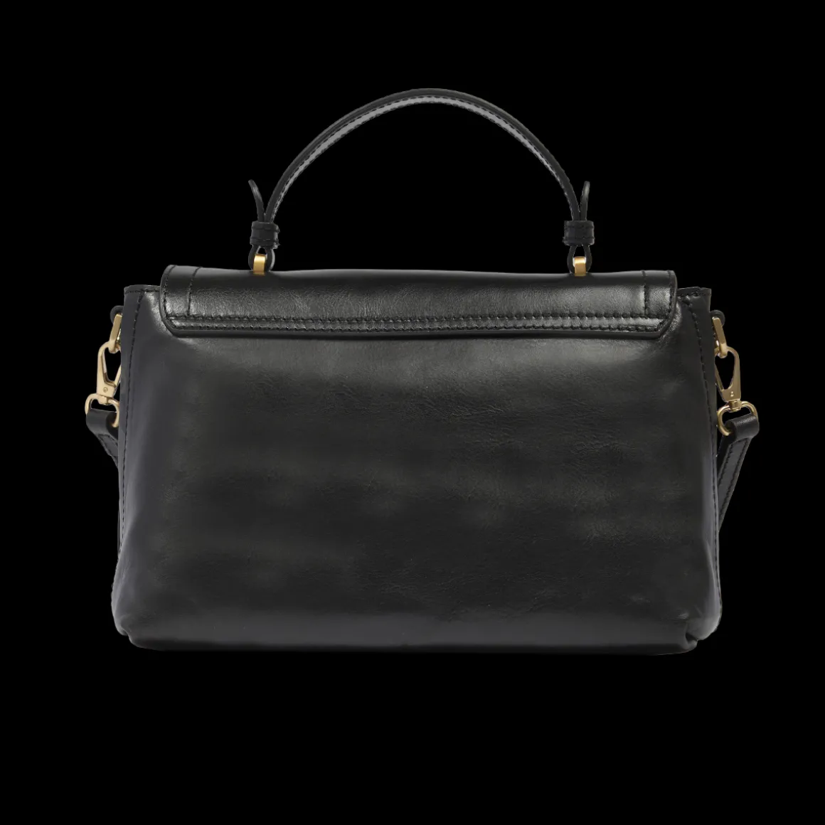 Borsa a mano pelle con tracolla removibile