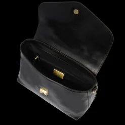 Borsa a mano pelle con tracolla removibile