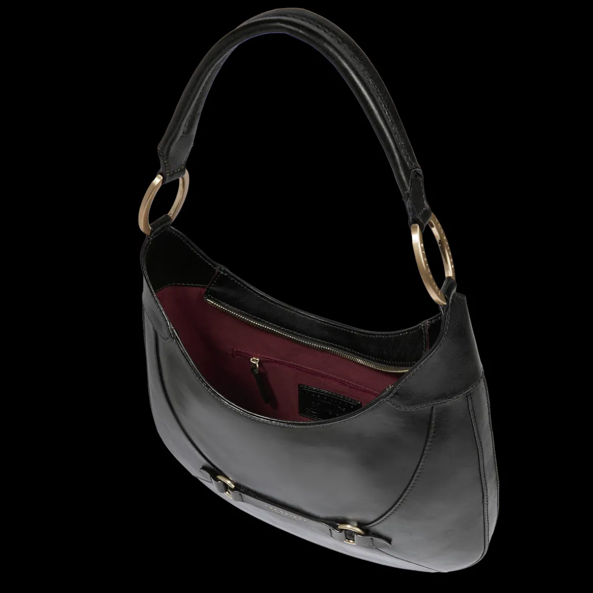 Borsa hobo in pelle
