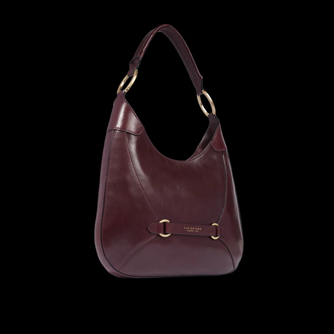 Borsa hobo in pelle