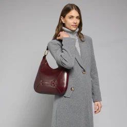 Borsa hobo in pelle