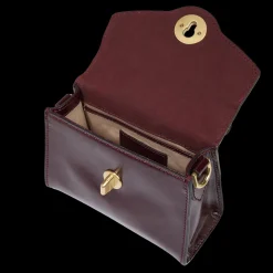 Borsa in pelle donna con tracolla removibile