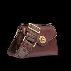 Borsa in pelle donna con tracolla removibile